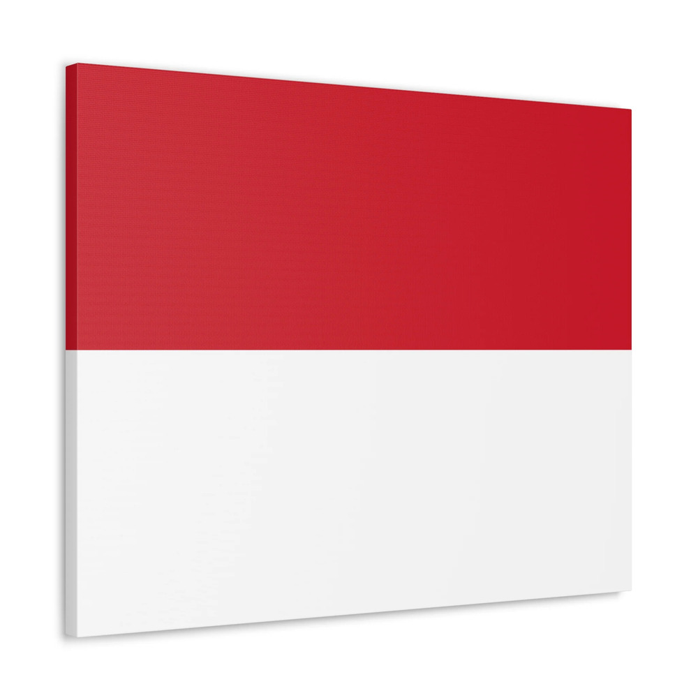 Monaco Country Flag Canvas Vibrant Wall Art Unframed Home Decor